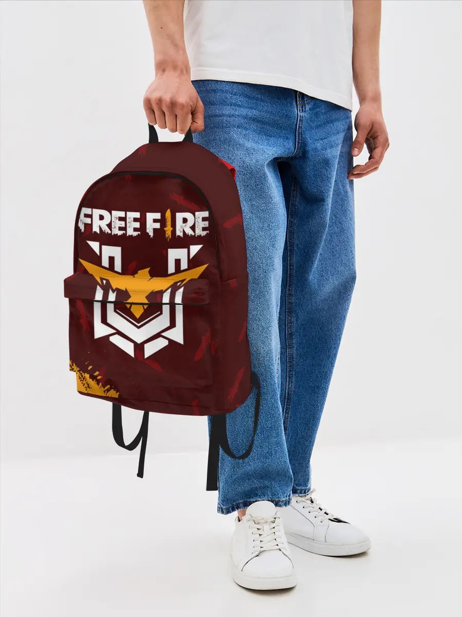 Рюкзак джинсовый / FREE FIRE / ФРИ ФАЕР