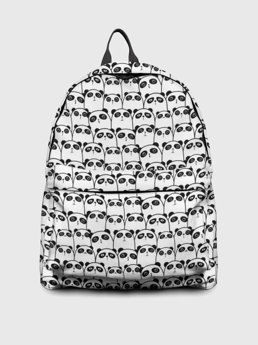 Рюкзак джинсовый / ПАНДЫ