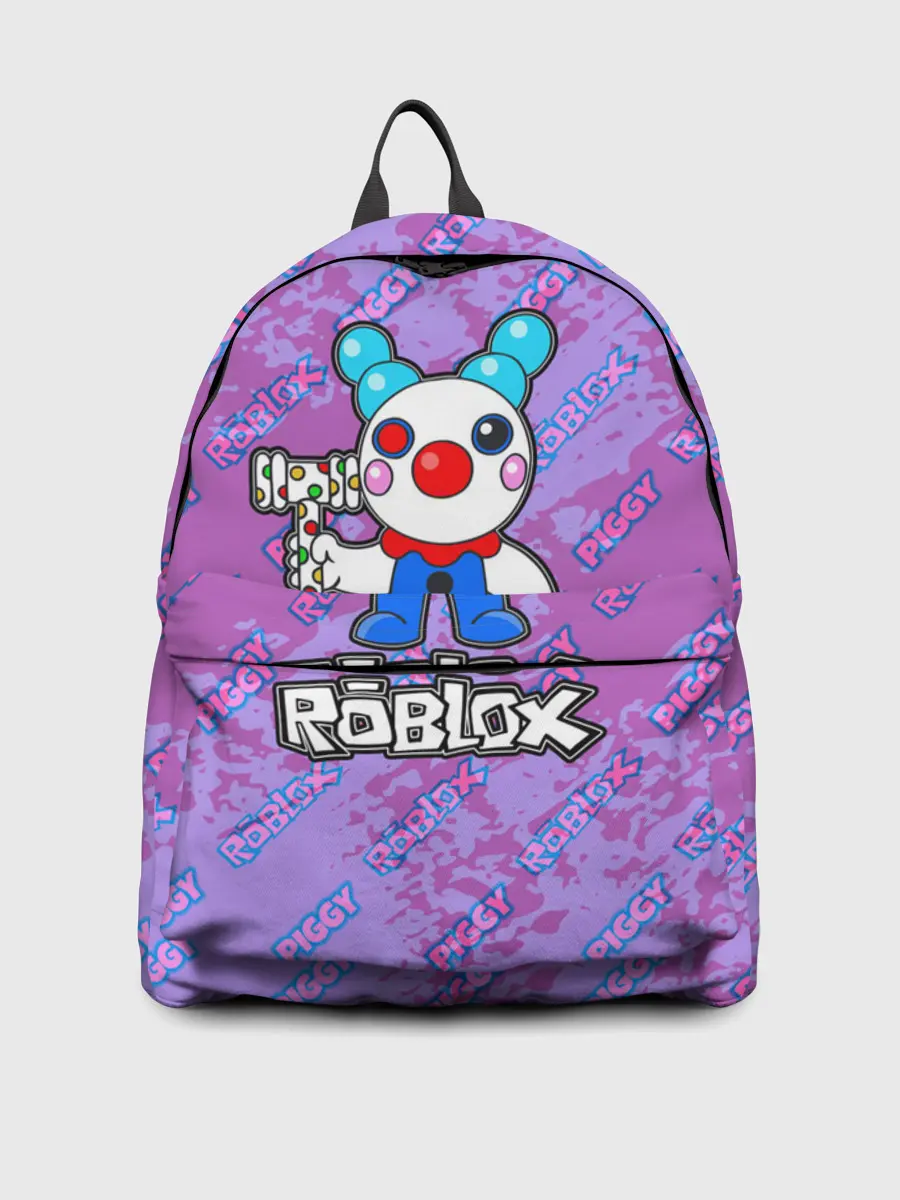 Рюкзак джинсовый / Свинка Пигги из Roblox