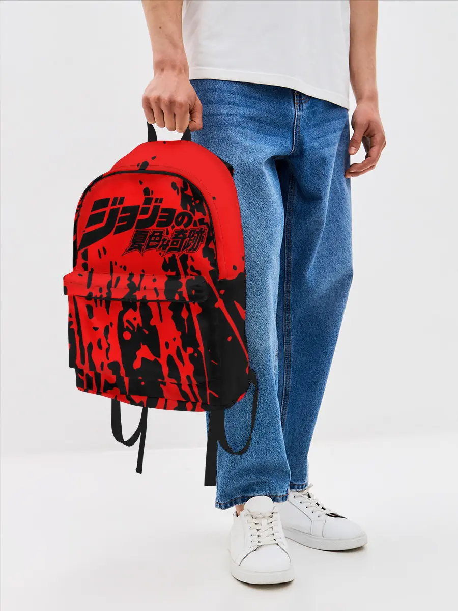 Рюкзак джинсовый / Приключения ДжоДжо