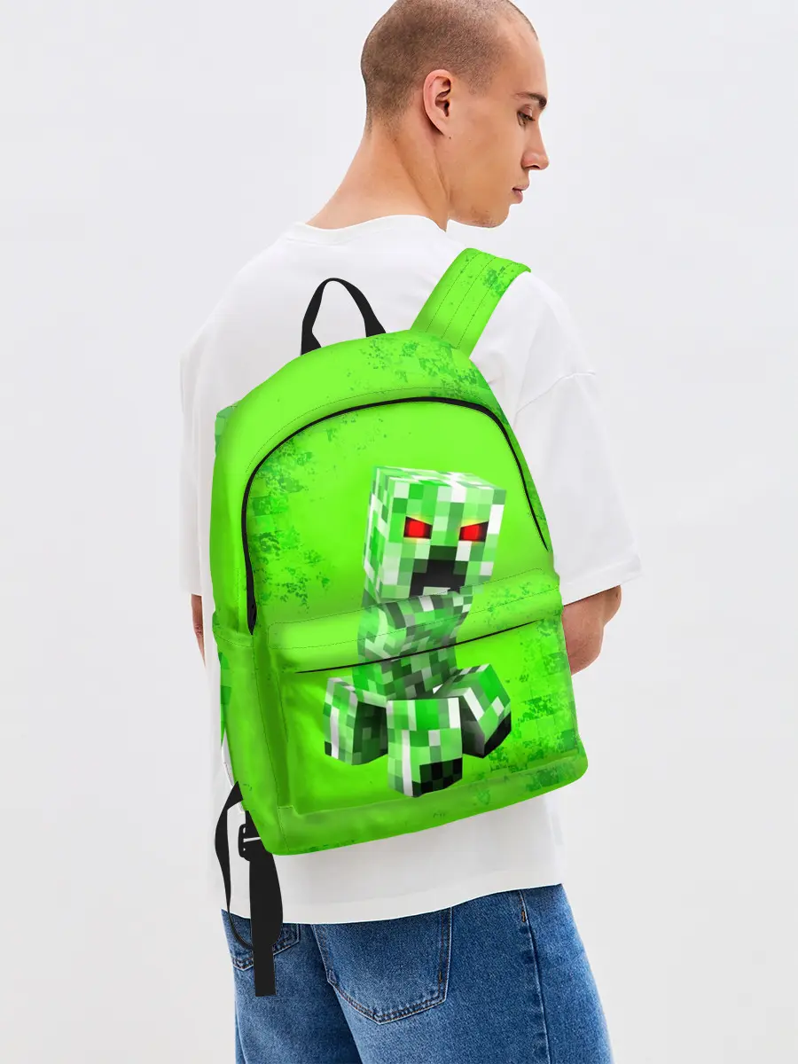 Рюкзак джинсовый / MINECRAFT CREEPER