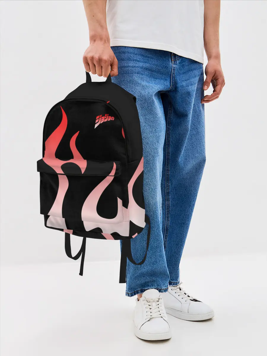 Рюкзак джинсовый / Приключения ДжоДжо