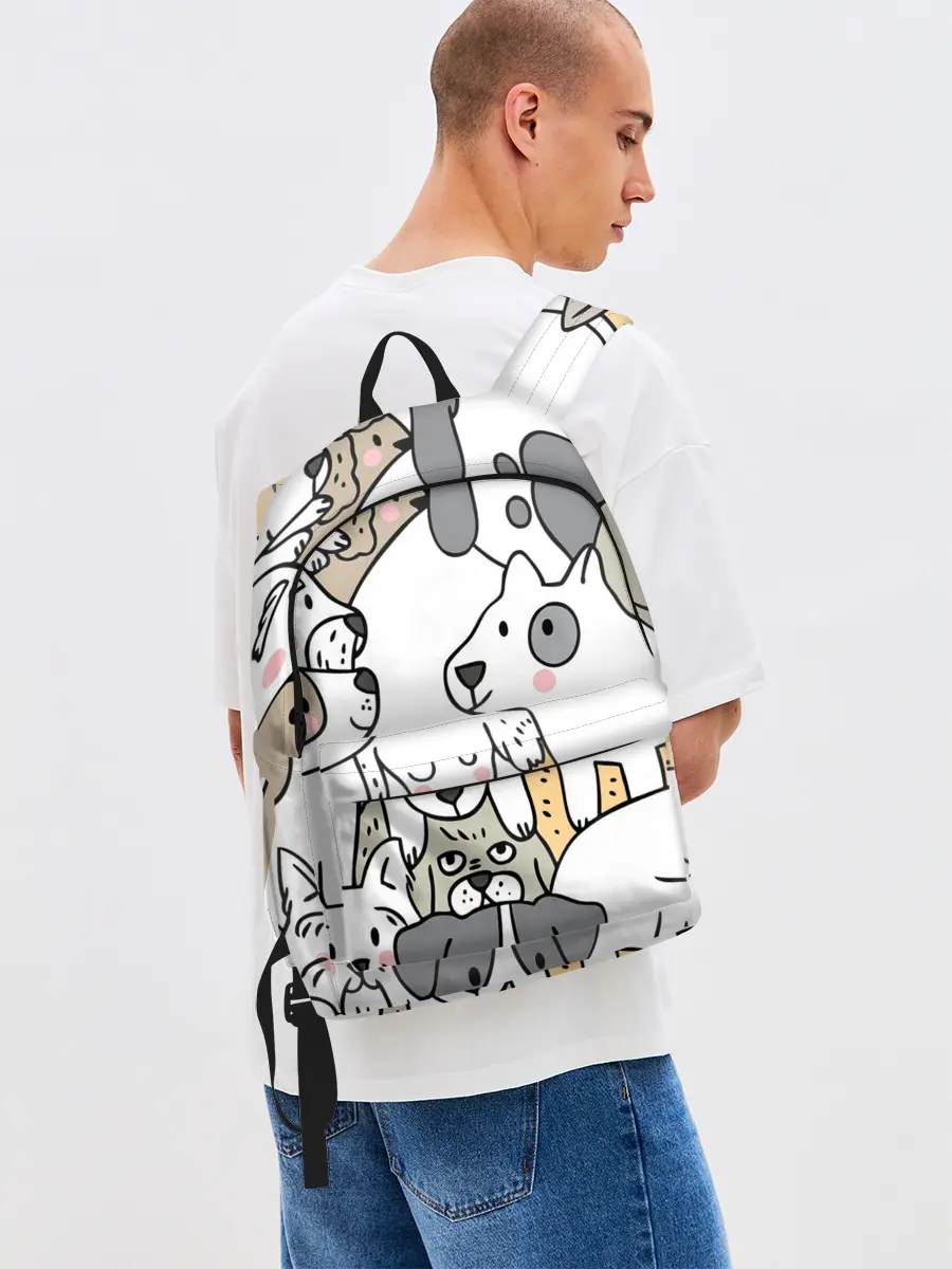 Рюкзак джинсовый / Собачье собрание