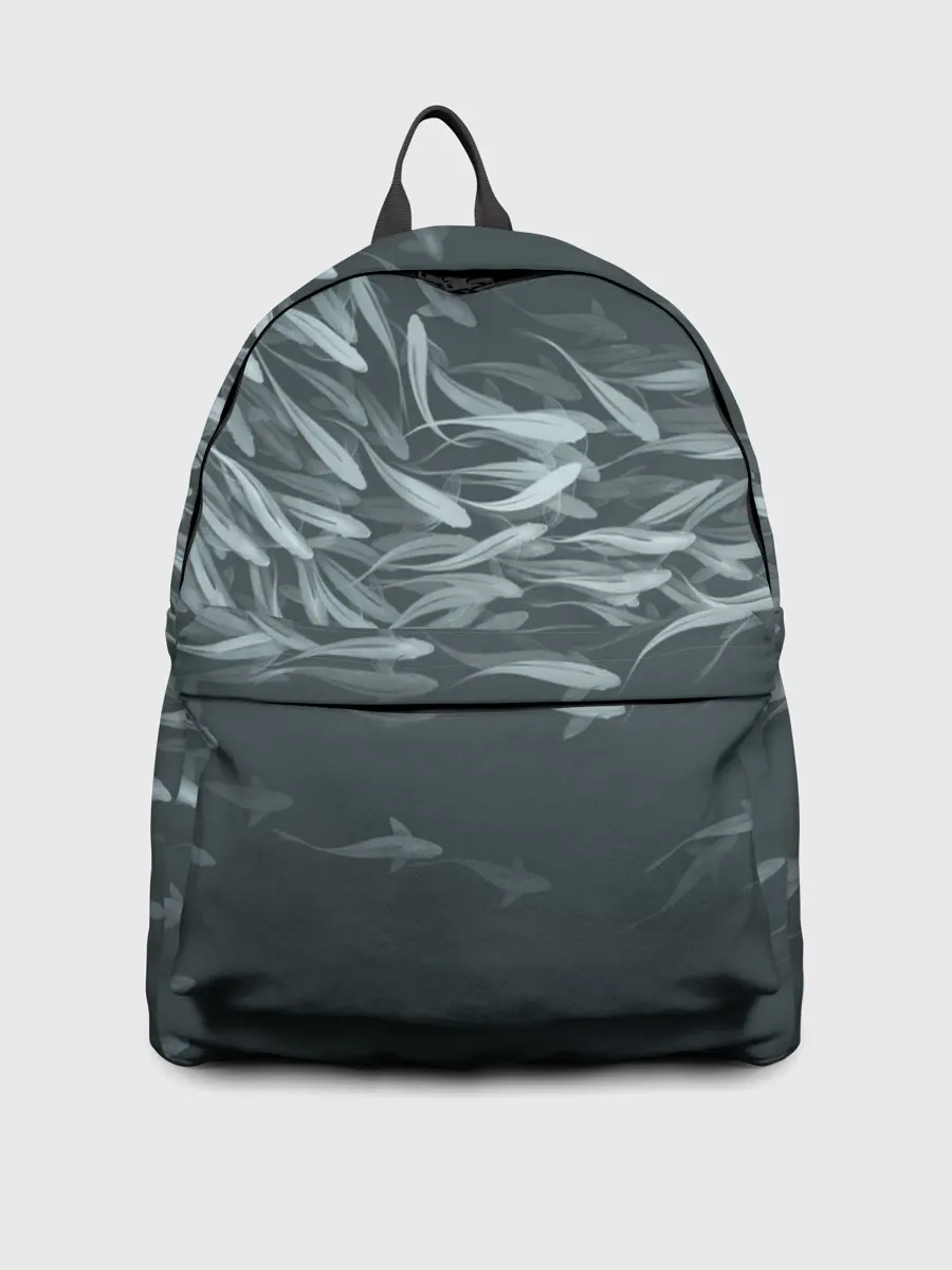 Рюкзак джинсовый / Рыбы