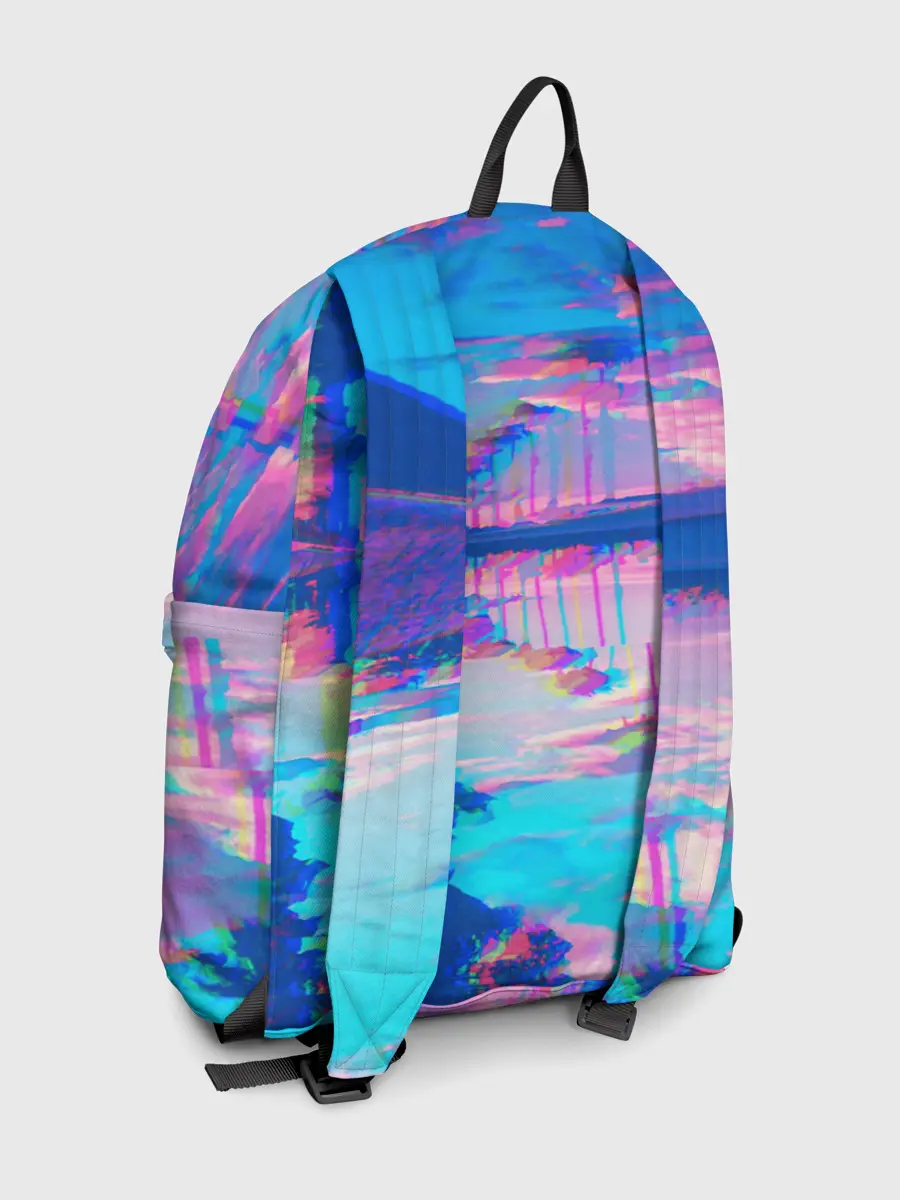 Рюкзак джинсовый / ГАВАЙИ ГЛИТЧ