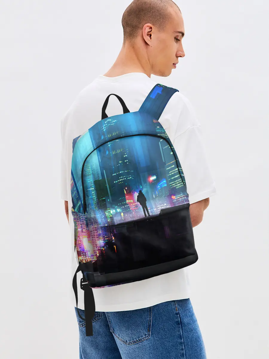 Рюкзак джинсовый / CITY NEON