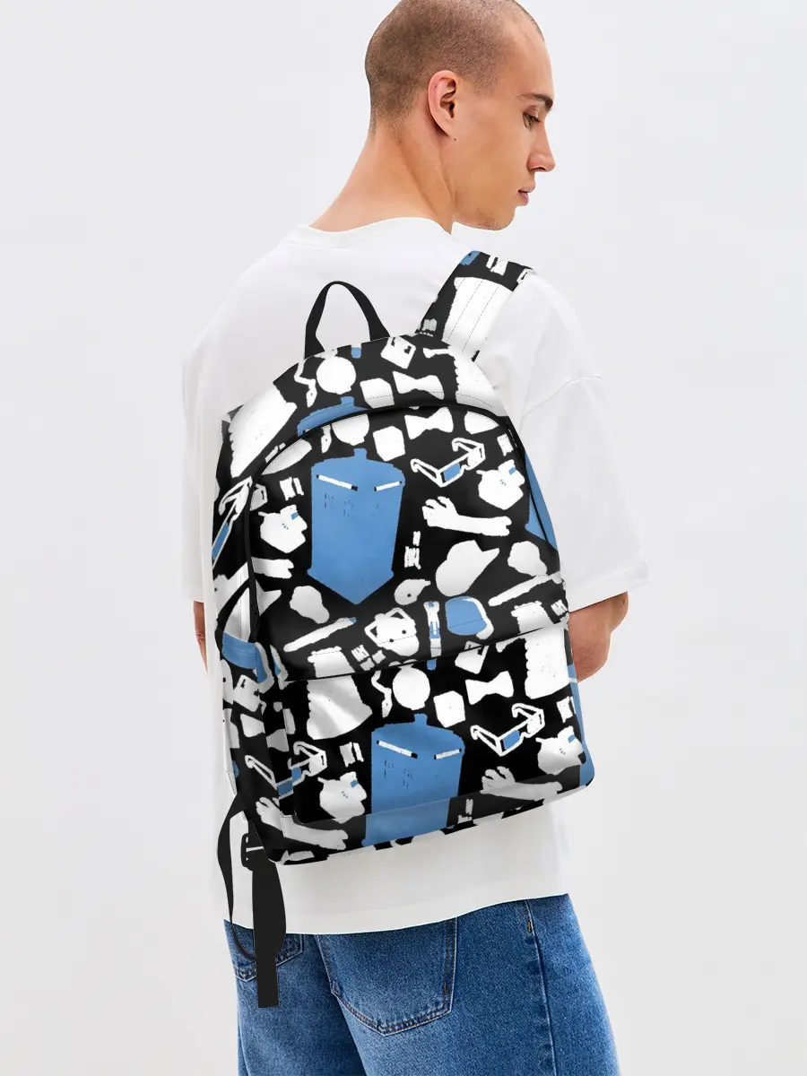 Рюкзак джинсовый / ТАРДИС