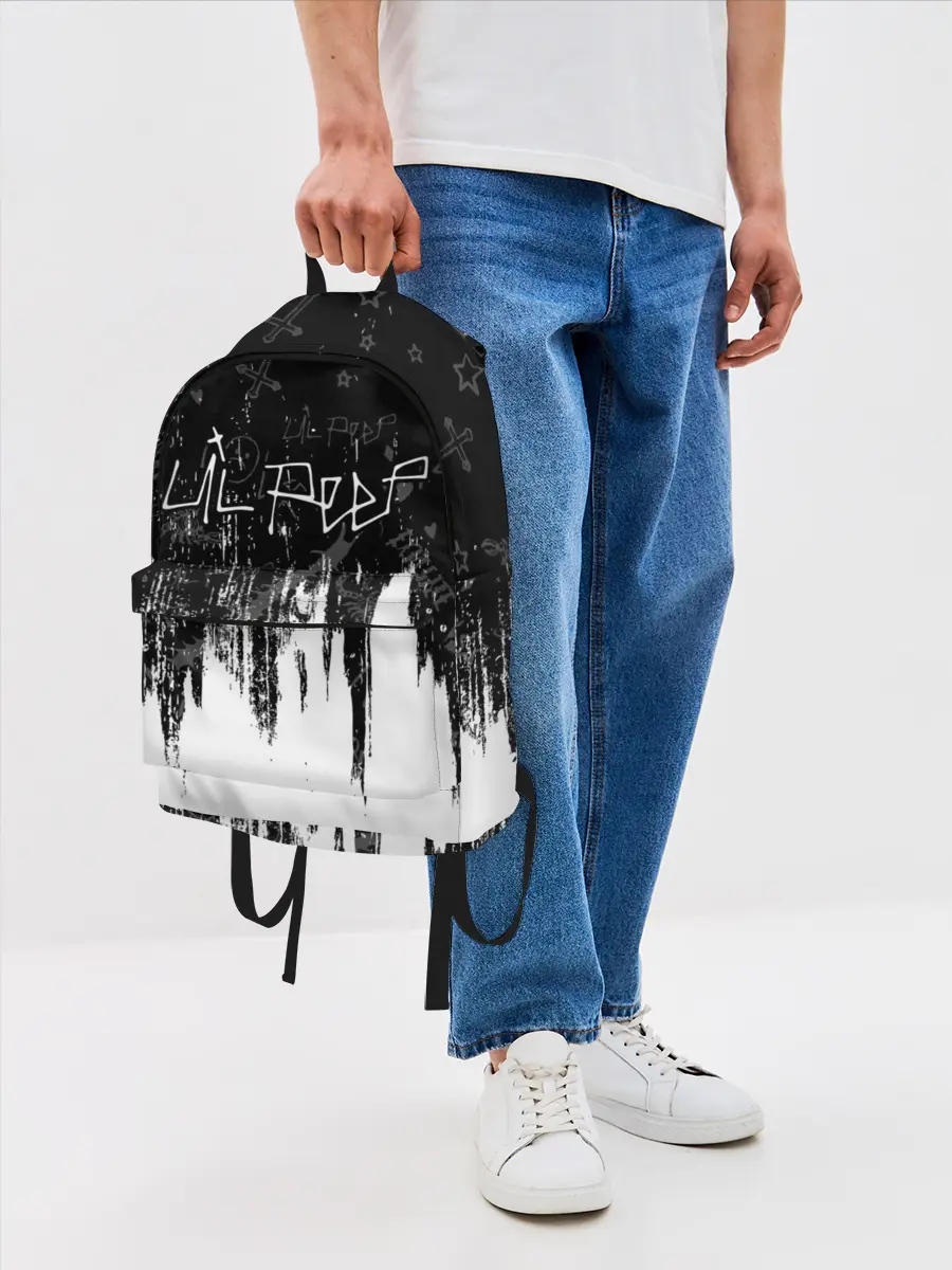 Рюкзак джинсовый / LIL PEEP / ЛИЛ ПИП