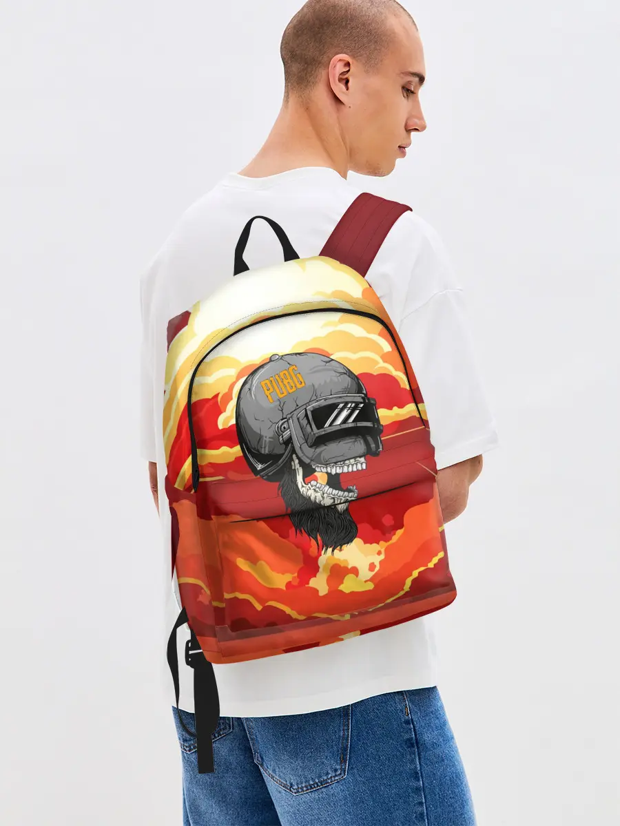 Рюкзак джинсовый / PUBG Skull
