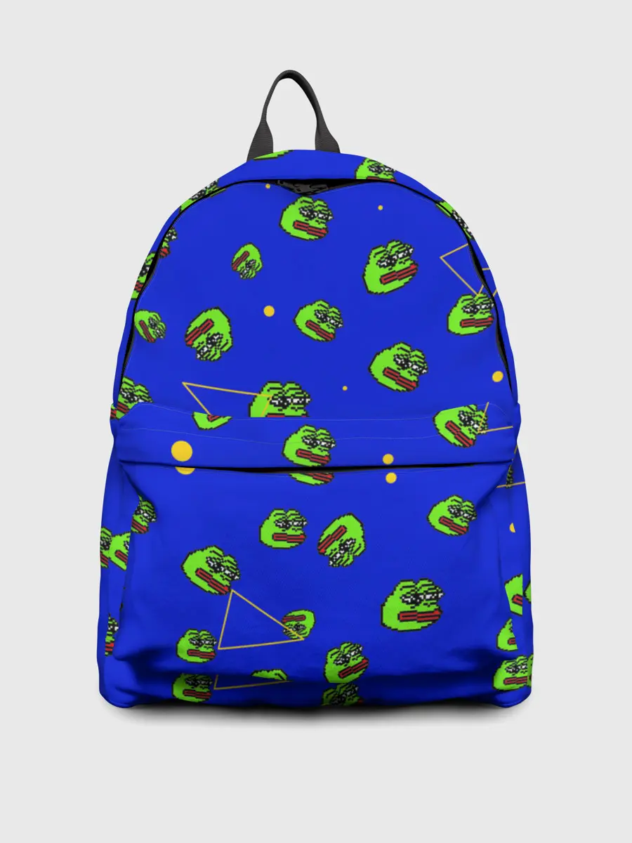 Рюкзак джинсовый / Лягушка Пепе