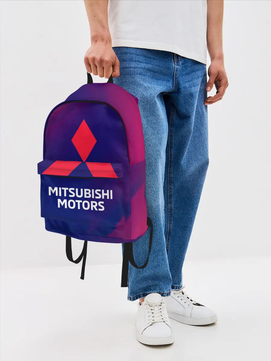 Рюкзак джинсовый / MITSUBISHI / МИТСУБИСИ