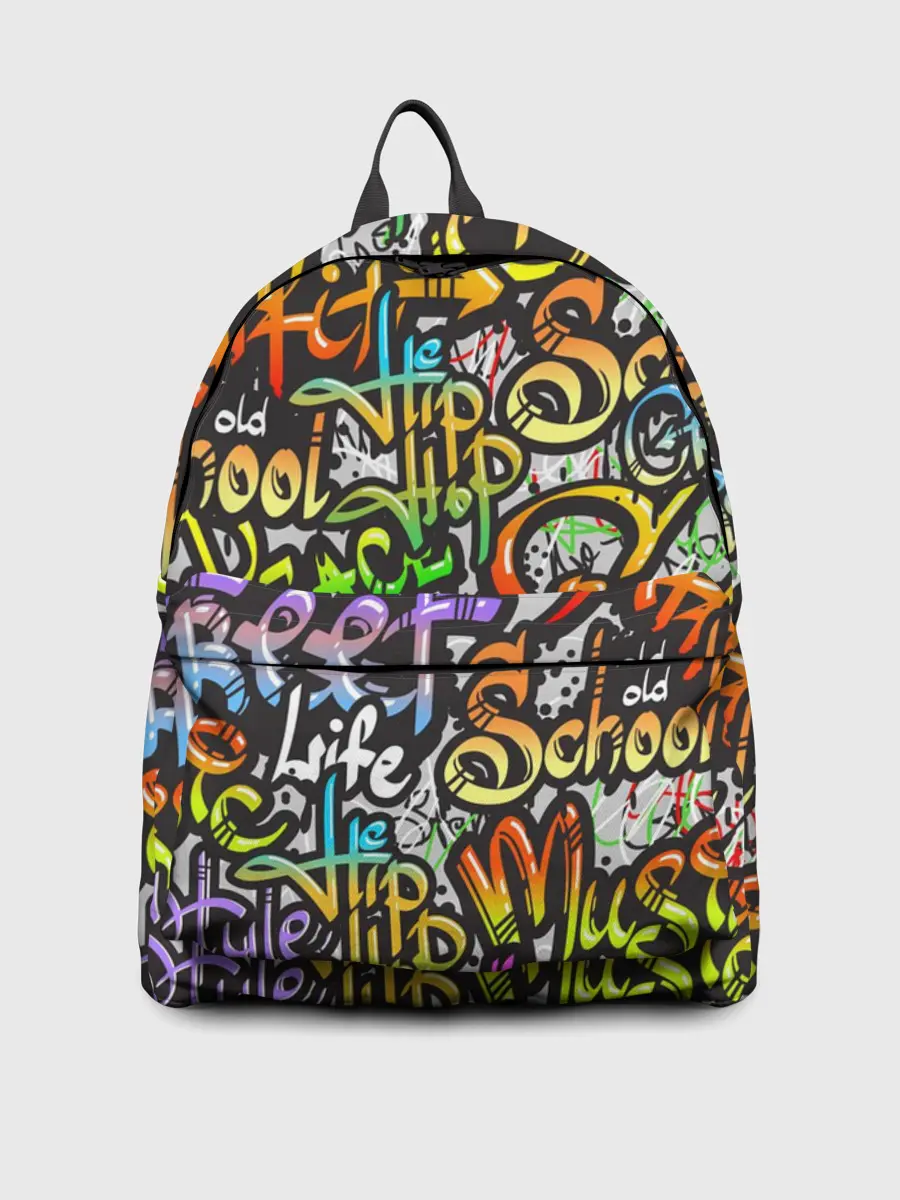 Рюкзак джинсовый / Уличные граффити