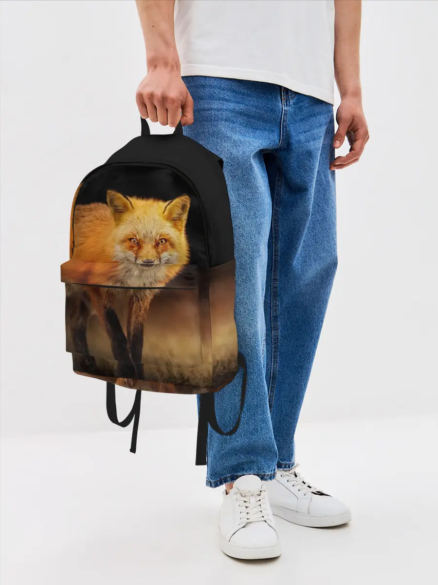 Рюкзак джинсовый / Лиса