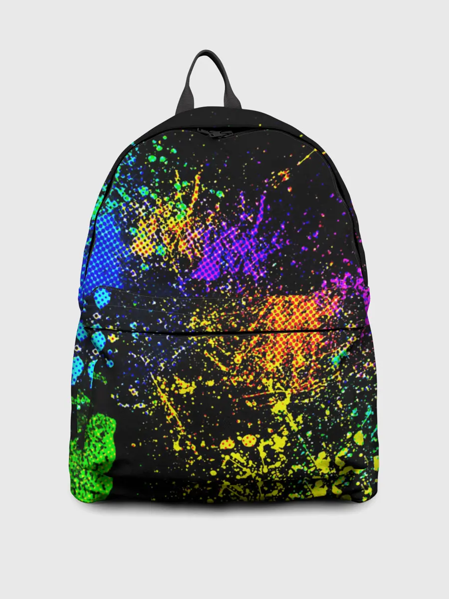 Рюкзак джинсовый / БРЫЗКИ КРАСОК