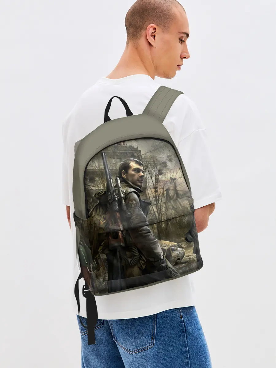 Рюкзак джинсовый / S.T.A.L.K.E.R. Припять зовет