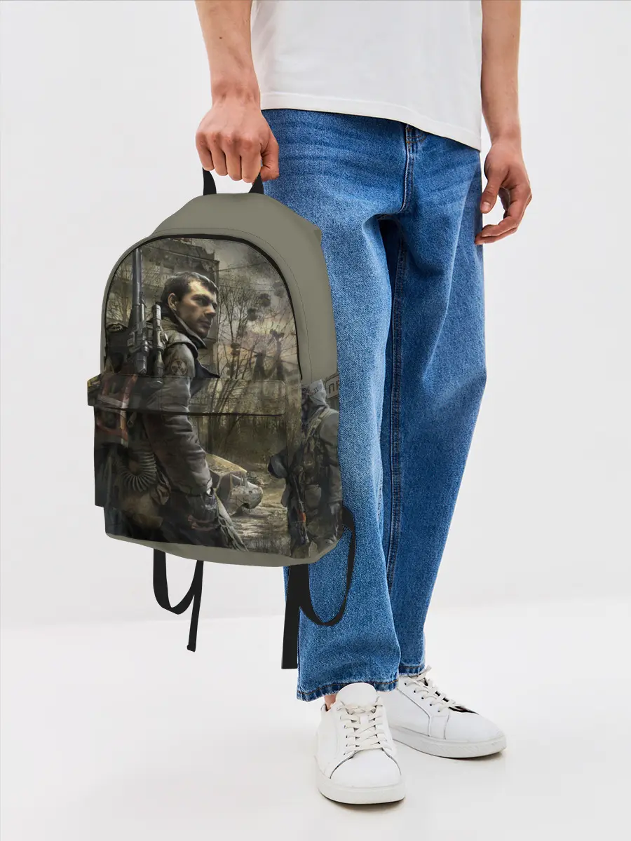 Рюкзак джинсовый / S.T.A.L.K.E.R. Припять зовет