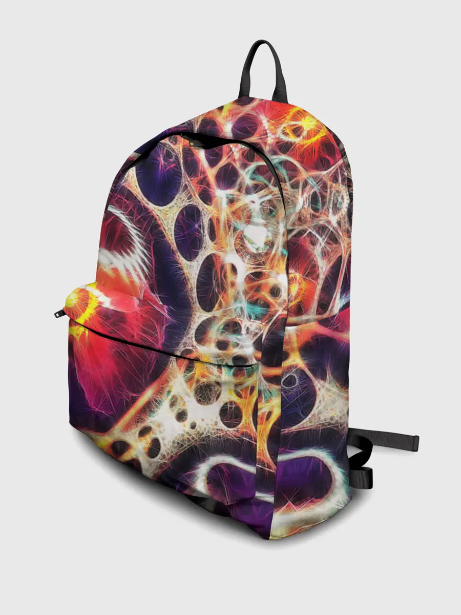 Рюкзак джинсовый / Абстракция / Психоделика