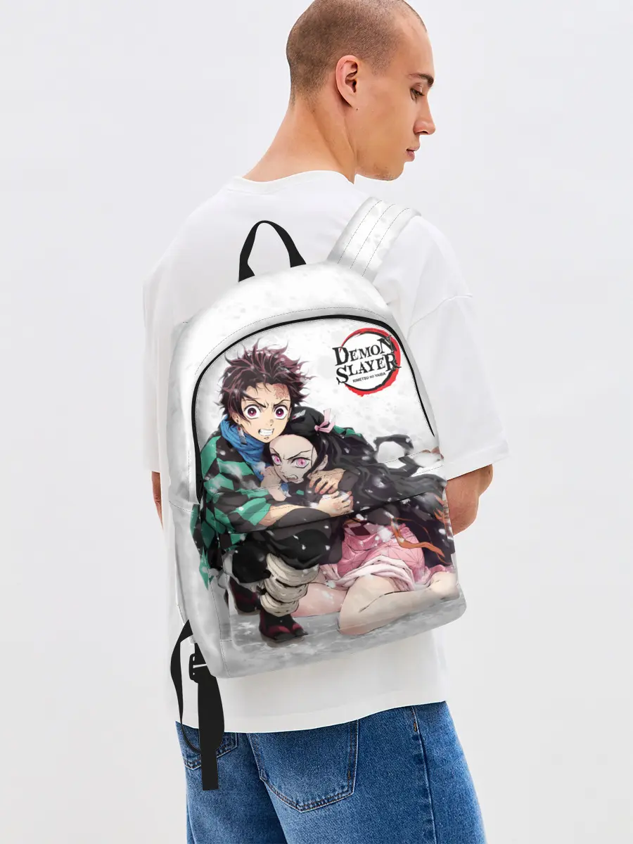 Рюкзак джинсовый / Клинок, рассекающий демонов