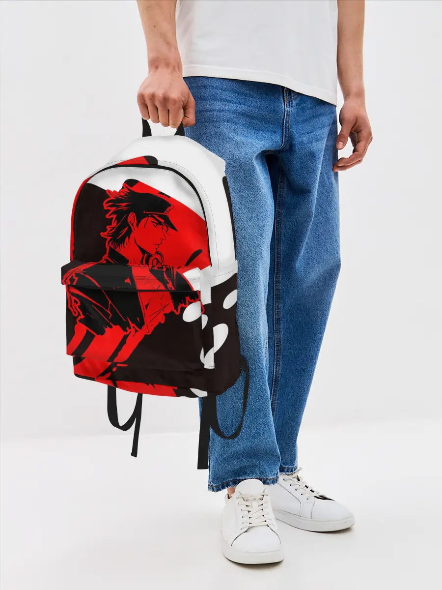 Рюкзак джинсовый / Приключения ДжоДжо