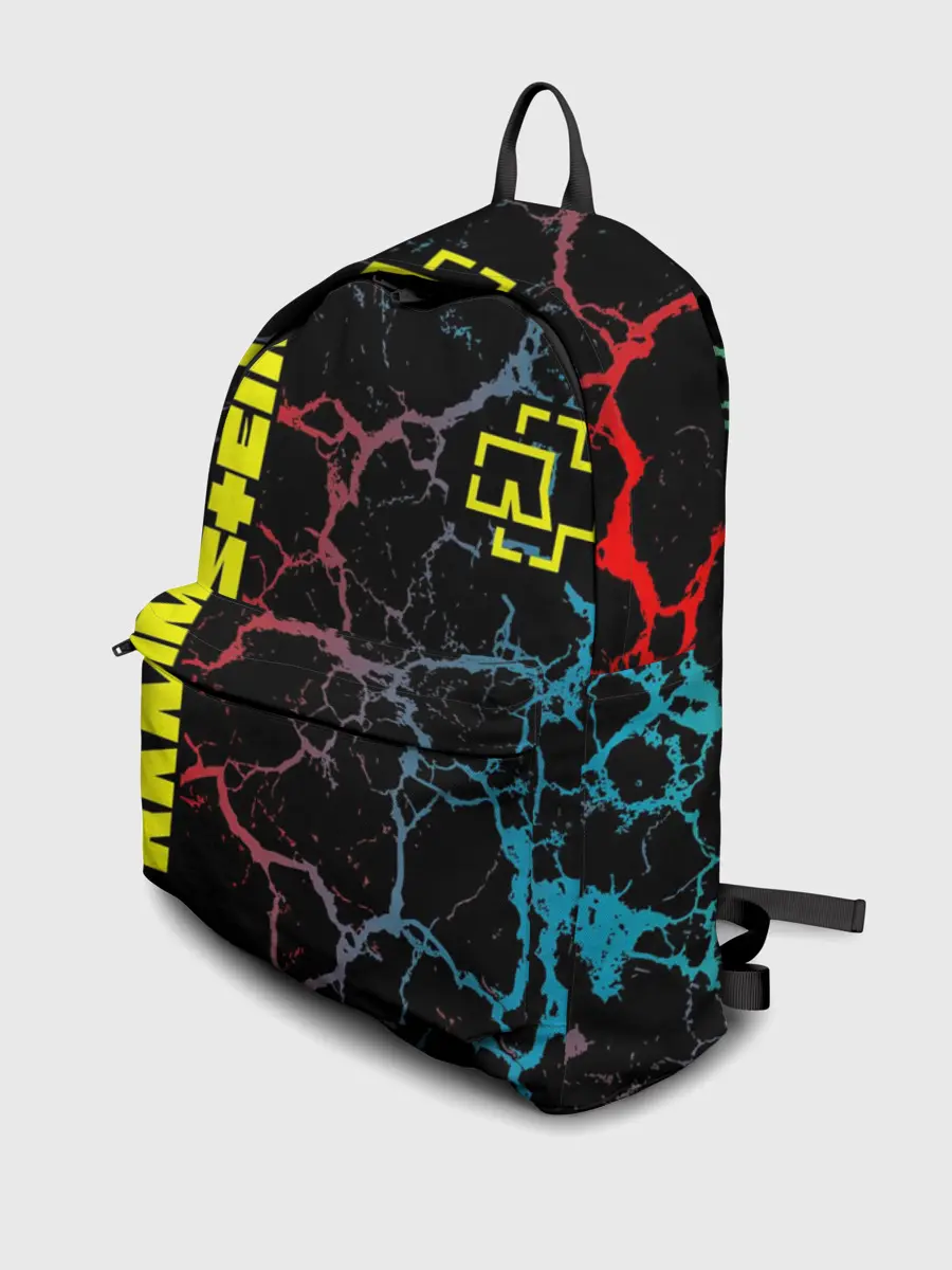 Рюкзак джинсовый / Rammstein трещины