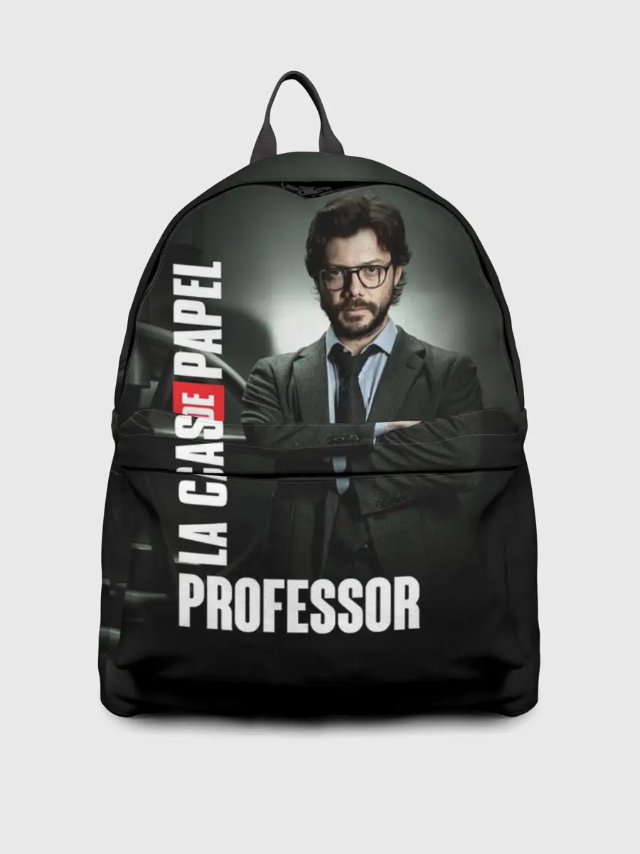 Рюкзак джинсовый / Бумажный дом Профессор