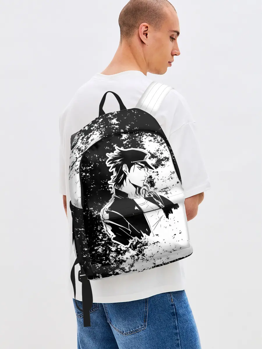 Рюкзак джинсовый / Приключения ДжоДжо