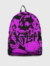 Рюкзак джинсовый / KILLA фиолетовые черепа