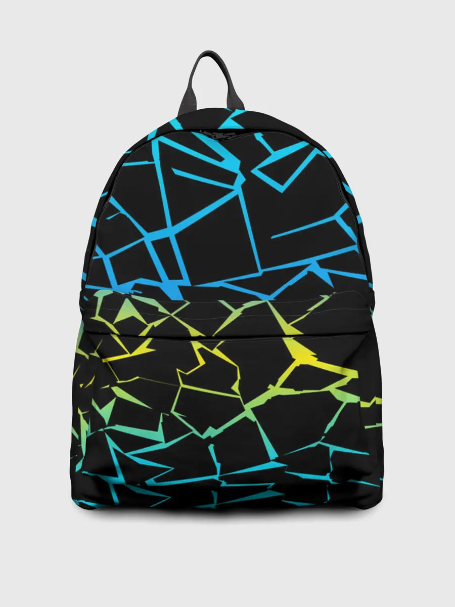 Рюкзак джинсовый / НЕОНОВЫЙ ГРАДИЕНТ