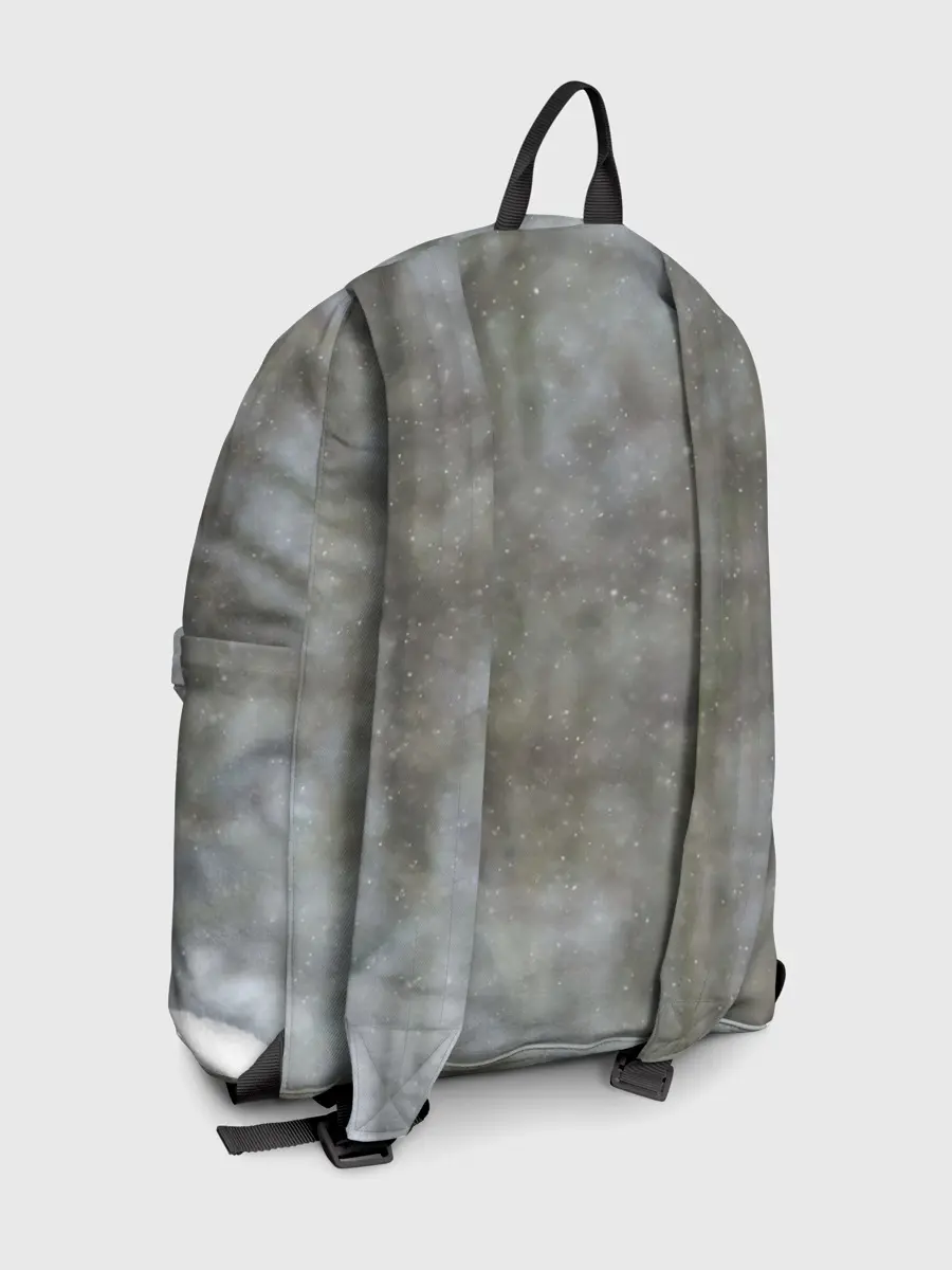 Рюкзак джинсовый / Волк и снег