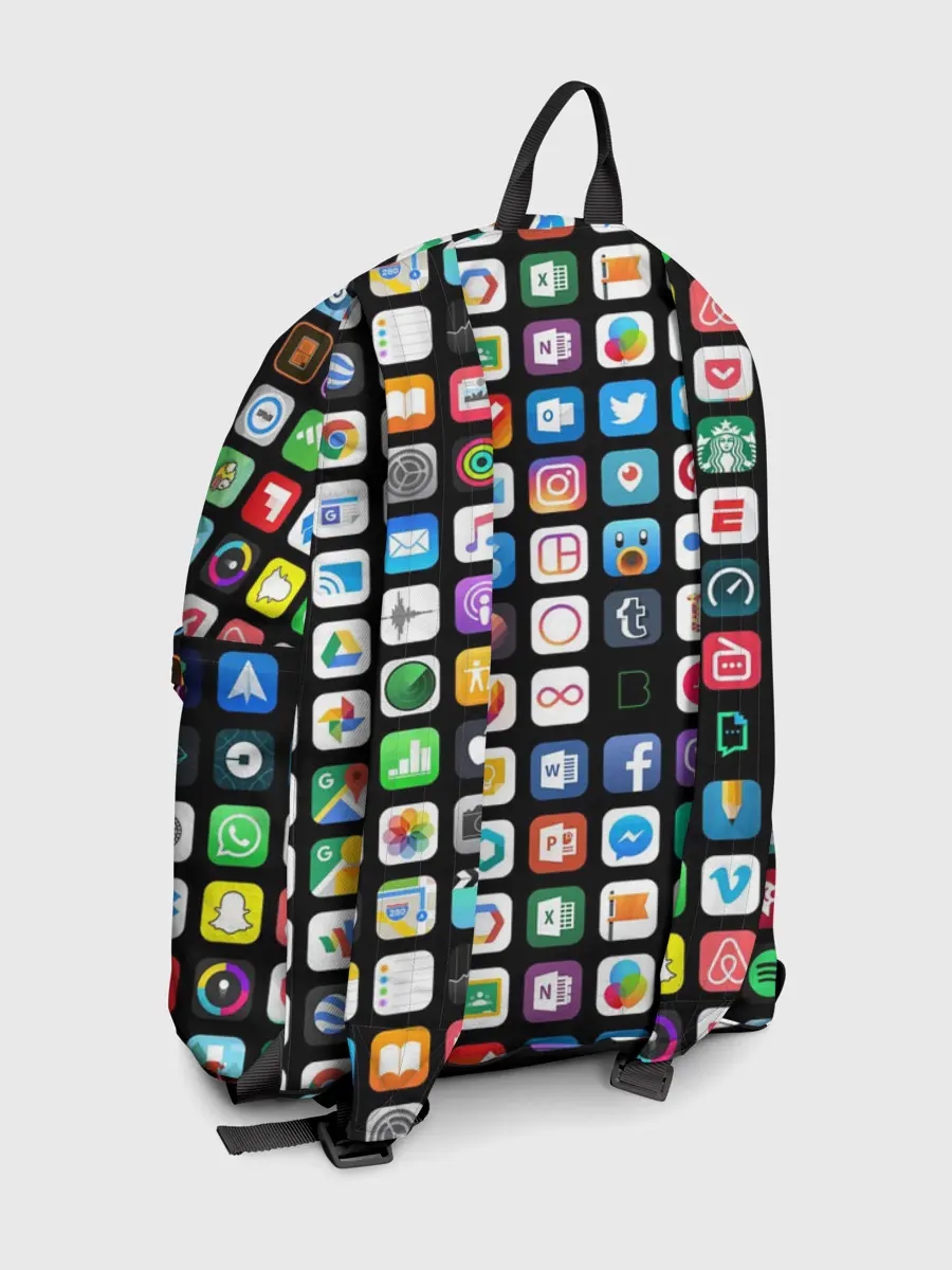 Рюкзак джинсовый / Iphone and Apps Icons