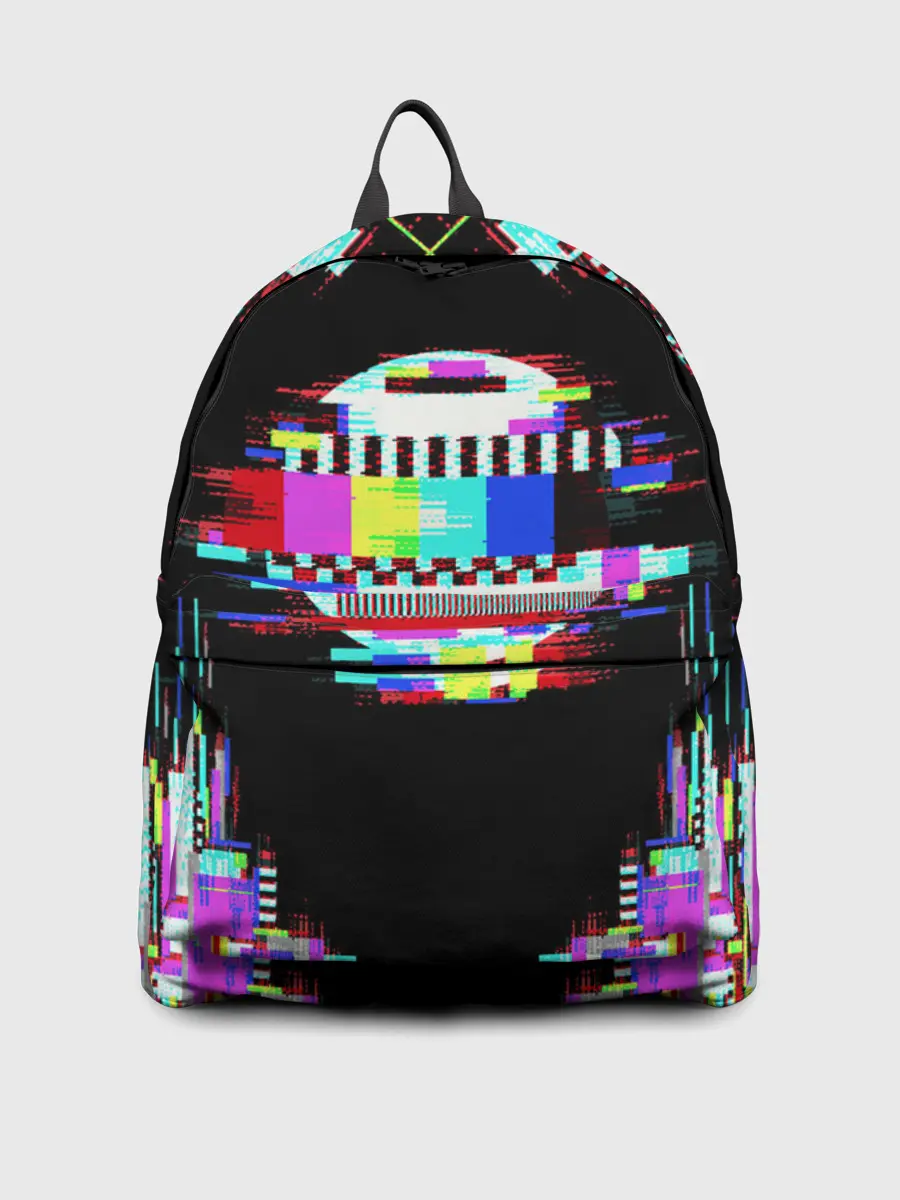 Рюкзак джинсовый / Glitch VHS