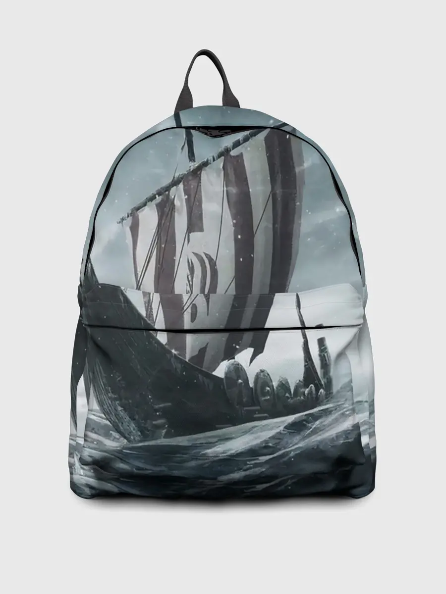 Рюкзак джинсовый / Викинги