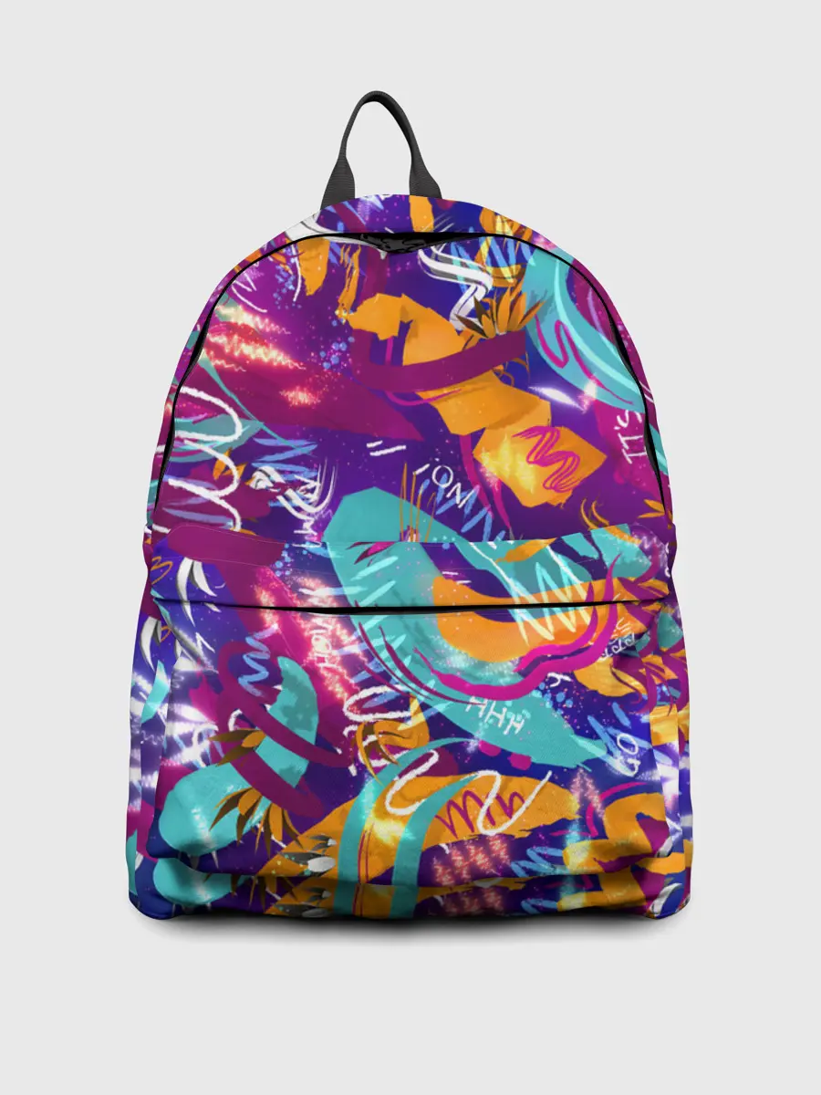 Рюкзак джинсовый / Яркие краски