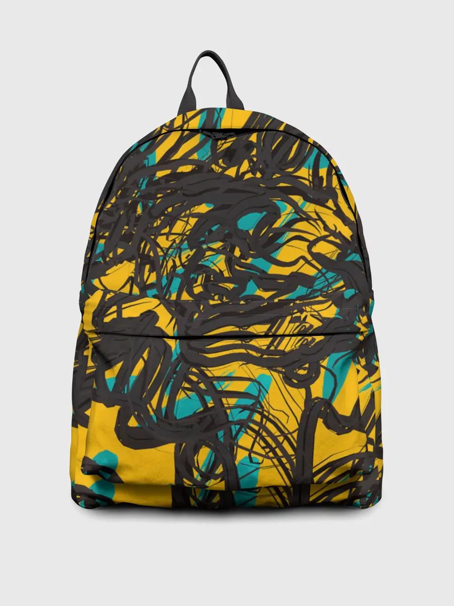 Рюкзак джинсовый / Черные линии