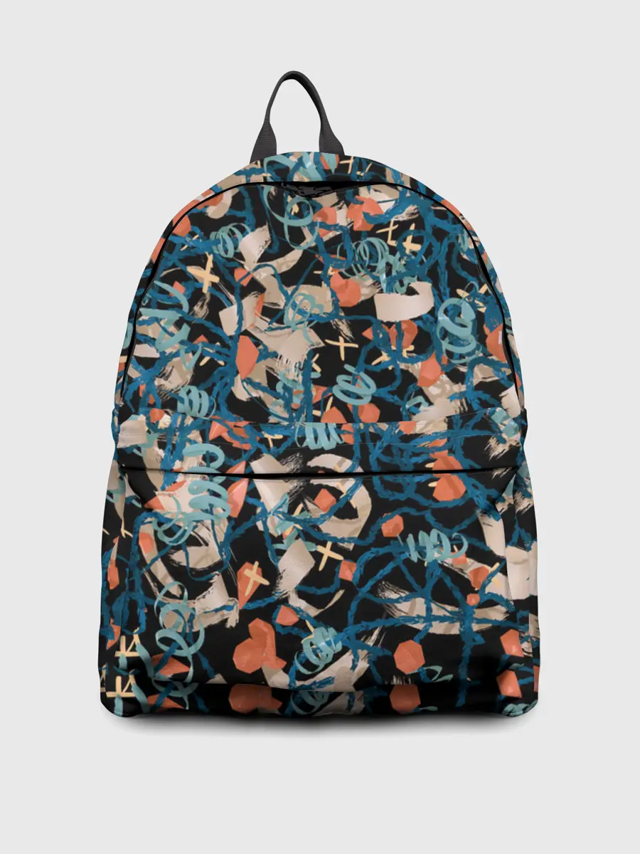 Рюкзак джинсовый / Линии в пространстве