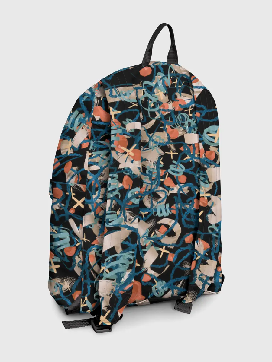 Рюкзак джинсовый / Линии в пространстве