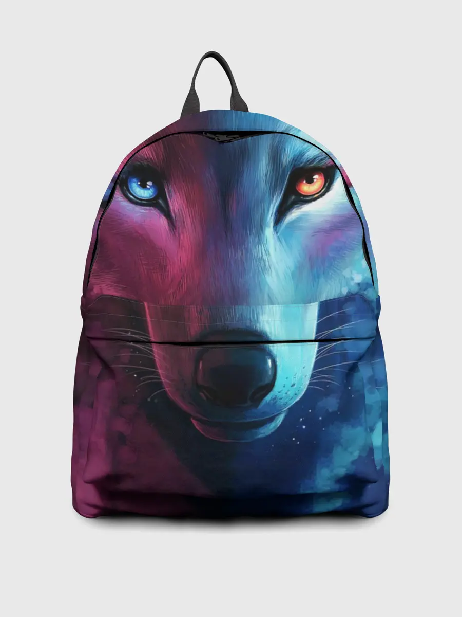 Рюкзак джинсовый / ВЗГЛЯД ВОЛКА