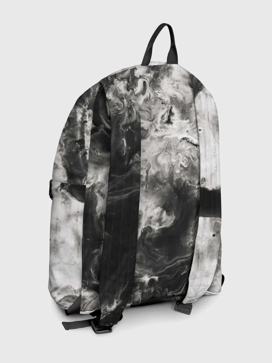 Рюкзак джинсовый / Мрамор