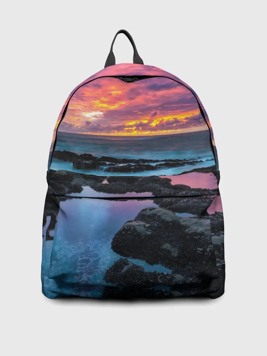 Рюкзак джинсовый / Закат