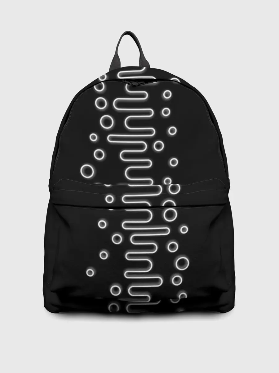 Рюкзак джинсовый / Волны ТЕСЛА