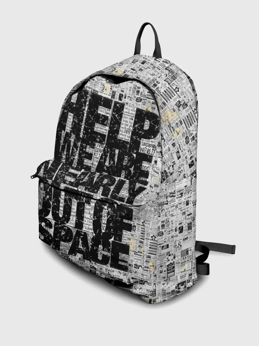 Рюкзак джинсовый / Пресса