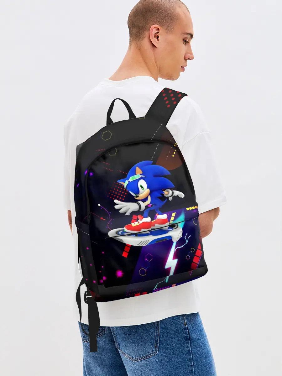 Рюкзак джинсовый / Sonic | Соник