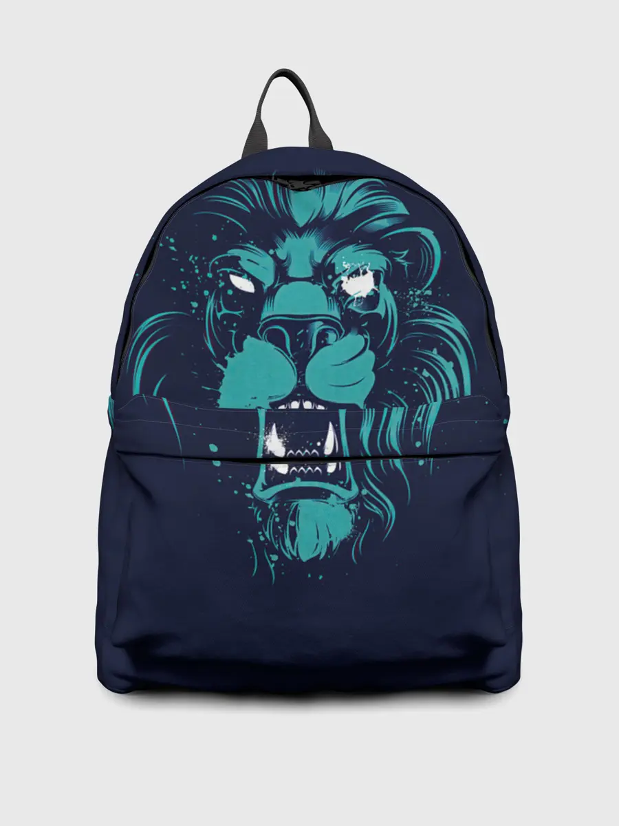 Рюкзак джинсовый / Лев