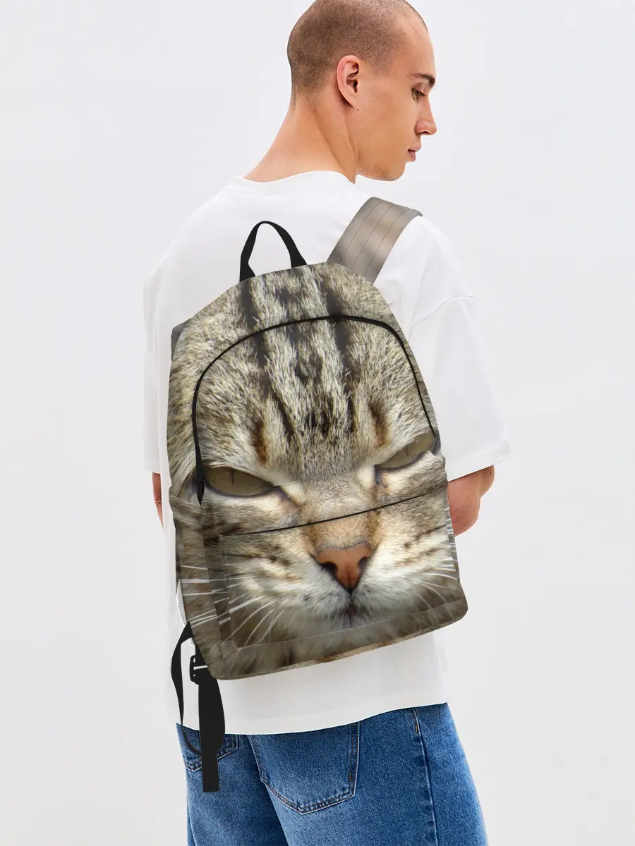 Рюкзак джинсовый / Кот