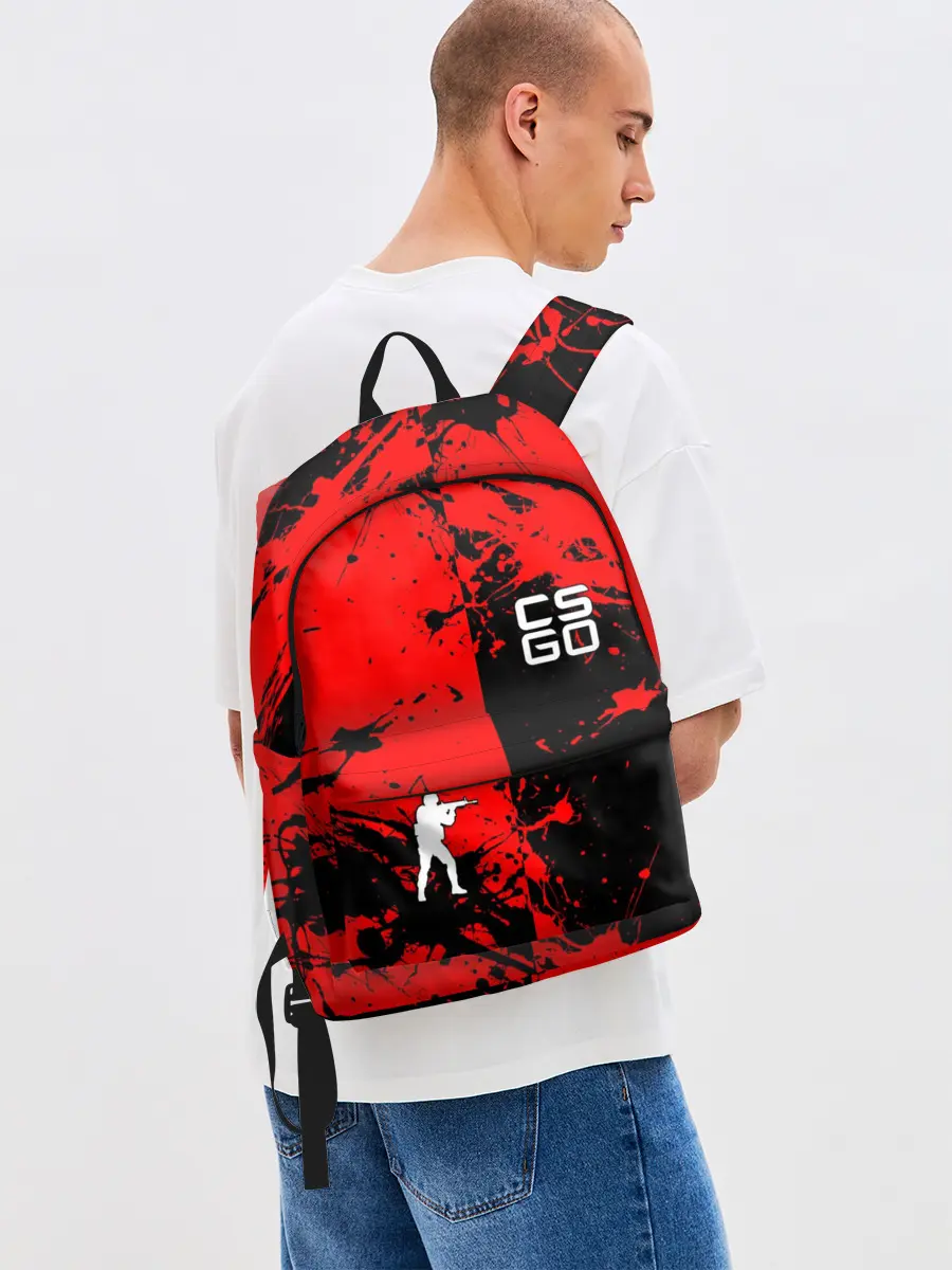 Рюкзак джинсовый / COUNTER STRIKE