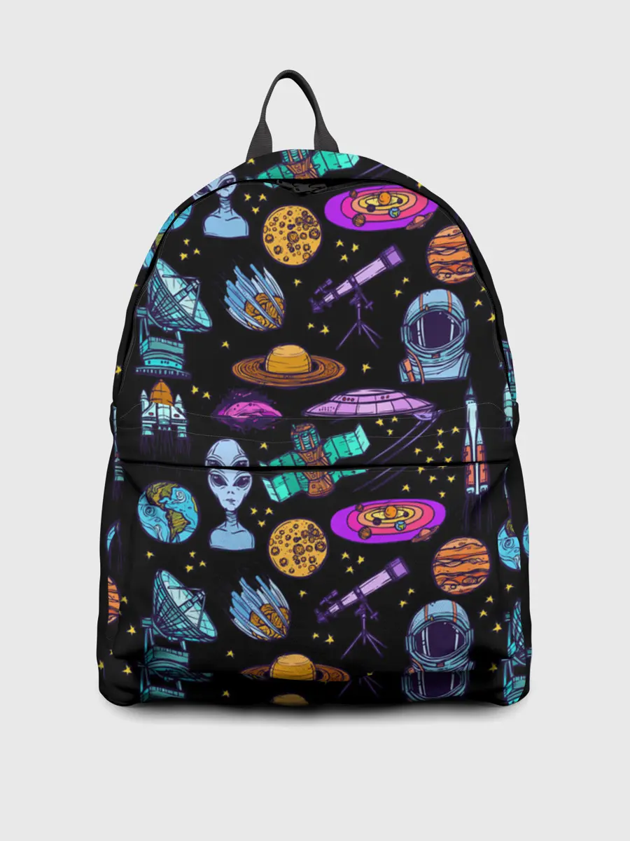 Рюкзак джинсовый / космос