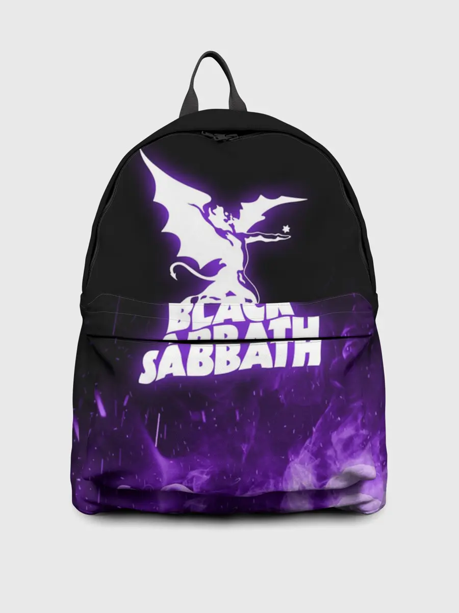 Рюкзак джинсовый / Black Sabbath NEON