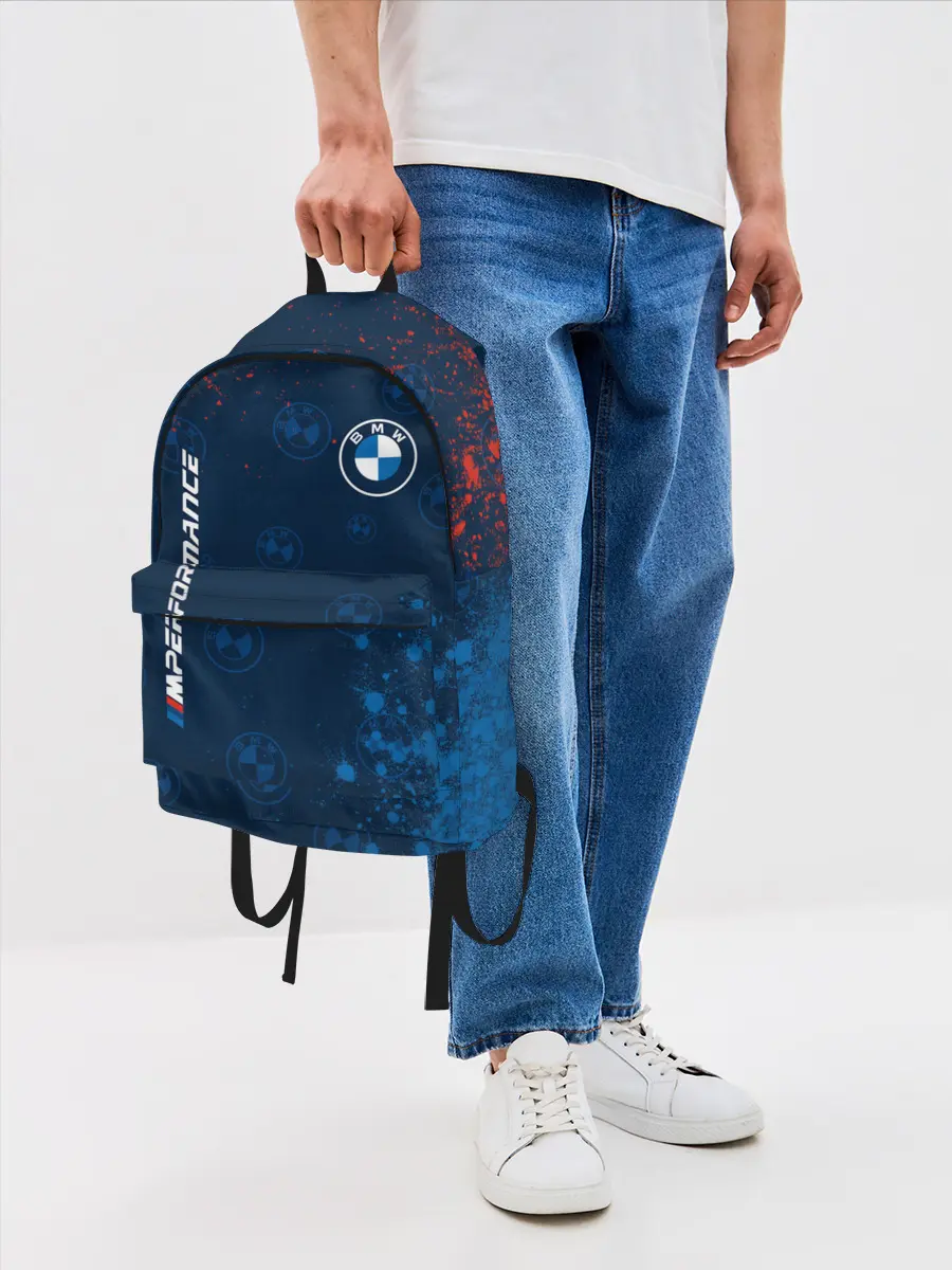 Рюкзак джинсовый / BMW / БМВ