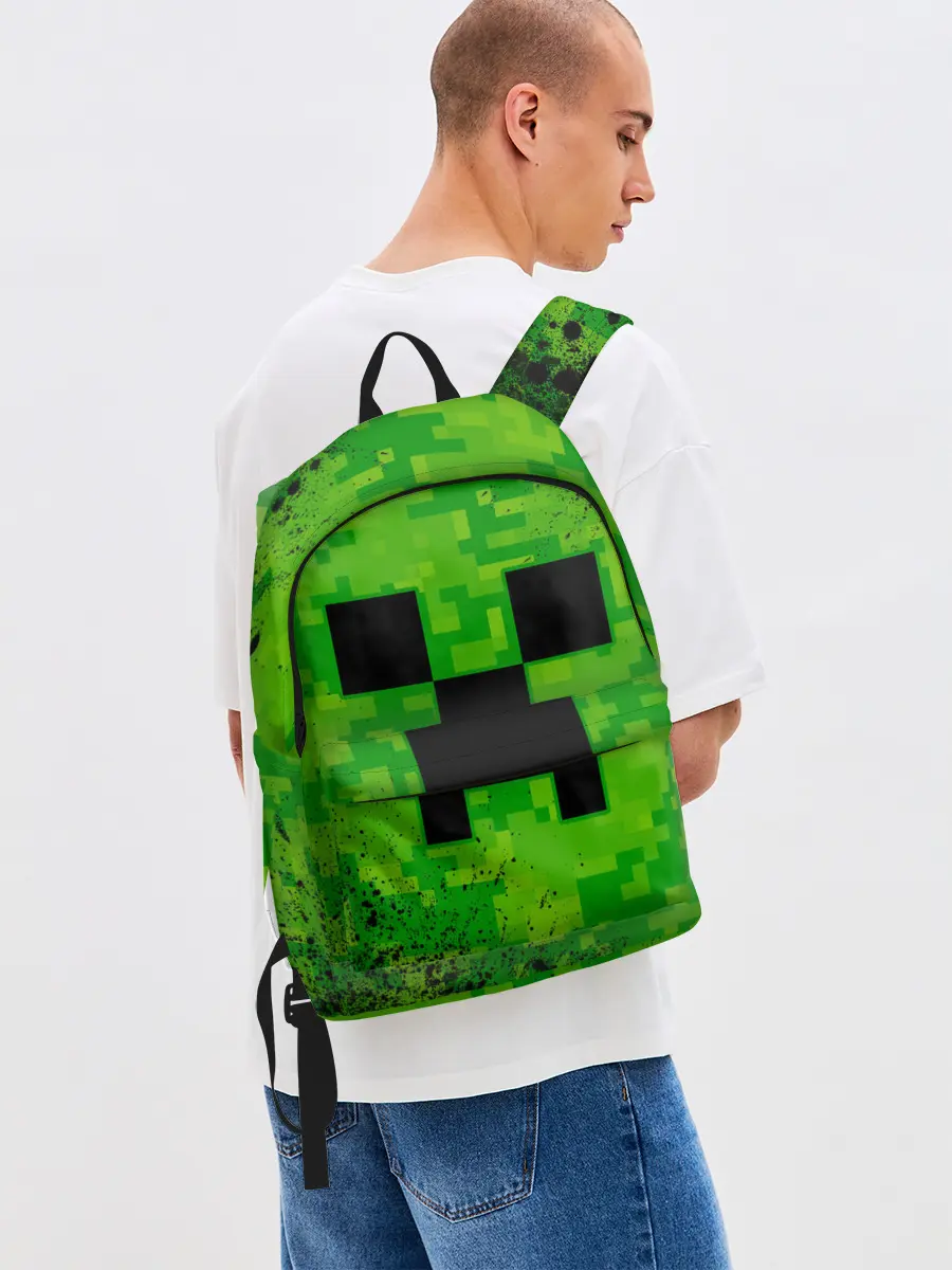 Рюкзак джинсовый / MINECRAFT / МАЙНКРАФТ