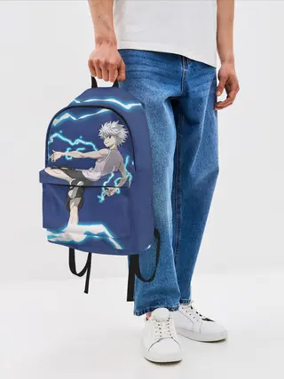 Рюкзак джинсовый / Молния HH Киллуа Золдик